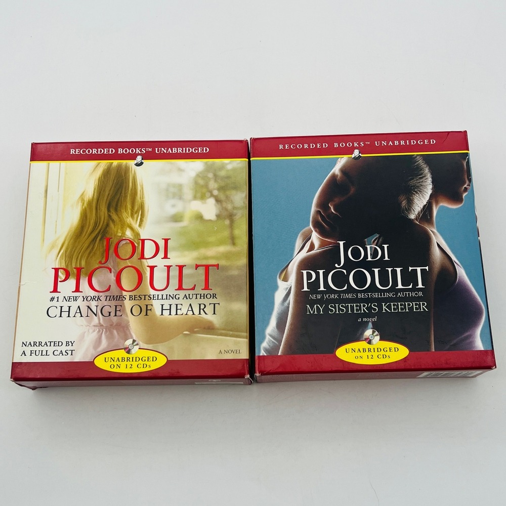 Jodi Picoult Audiobook CD Bundle Change of Heart My Sisters Keeper Unabridged